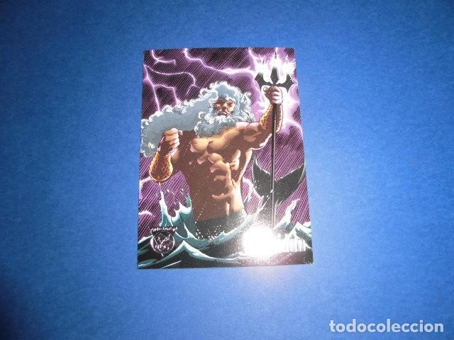 Trading cards: TRADING CARD AMALGAM COMICS 1996 - N&ordm; 70 - POSEIDON - FLEER /SKYBOX.- DC COMICS AND MARVEL. - Foto 1
