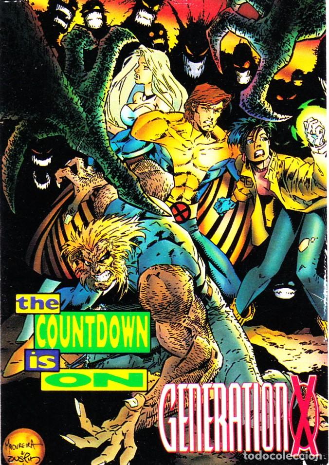 Cartas Colecion&aacute;veis: THE COUNTDOWN IS ON. GENERATION X. PROMO CARD CHECKLIST