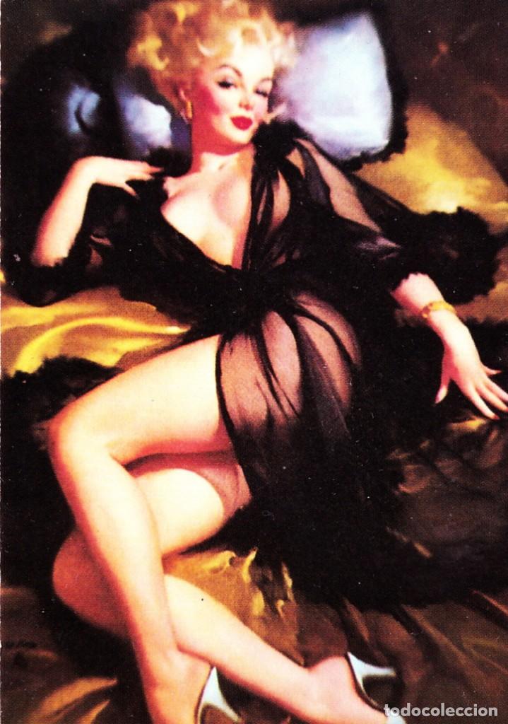 Trading Cards: GIL ELVGREN'S LADIES OF NAUGHTY NOSTALGIA. PROMO CARD