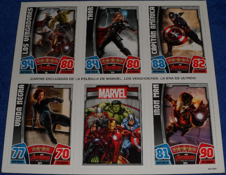 e4 Topps Marvel Hero Attax 2010 Card Variants 