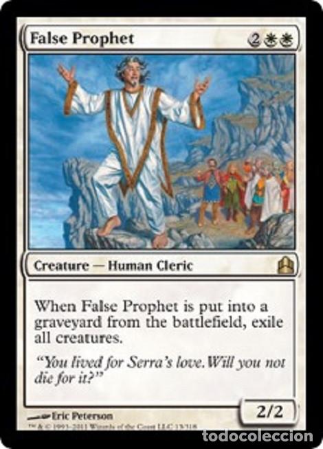 Trading cards: False Prophet. Colecci&oacute;n Magic the Gathering Urza's Destiny. Nueva.