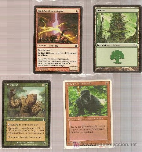 4 trading cards de 'magic the gathering - deckm - Buy Antique trading cards on todocoleccion 4 trading cards de 'magic the gathering - deckm - Buy Antique trading cards on todocoleccion