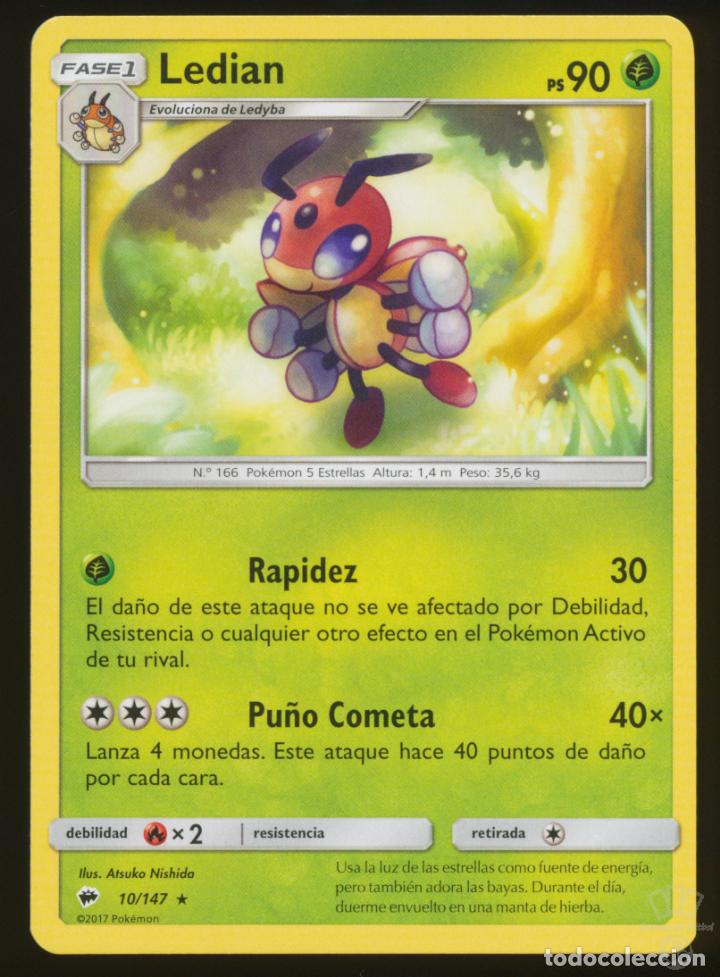 10/147. ledian (rara) - sombras ardientes (bur - Buy Antique trading cards on todocoleccion 10/147. ledian (rara) - sombras ardientes (bur - Buy Antique trading cards on todocoleccion