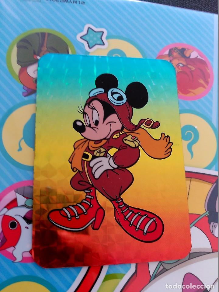 Trading cards: disney mickey mouse minnie prism trading card