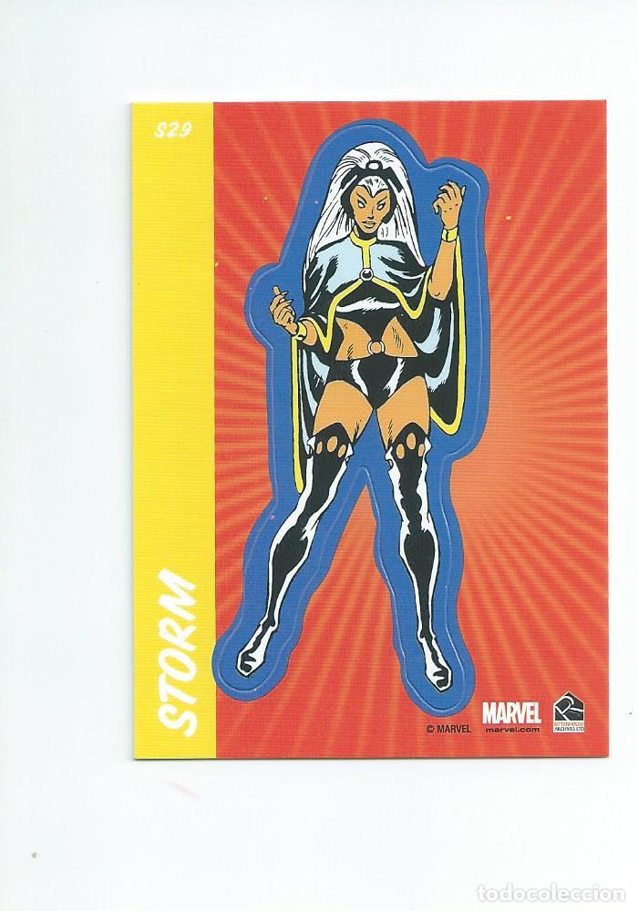 Cartas Colecion&aacute;veis: MARVEL 75 ANIVERSARIO : SUBSET STICKERS : S 29 STORM - TORMENTA