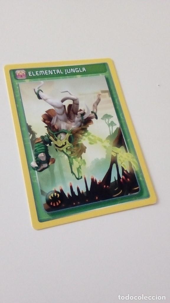 Trading cards: CAJ-23D32 CROMO FICHA PANINI INVIZIMALS ELEMENTAL JUNGLA