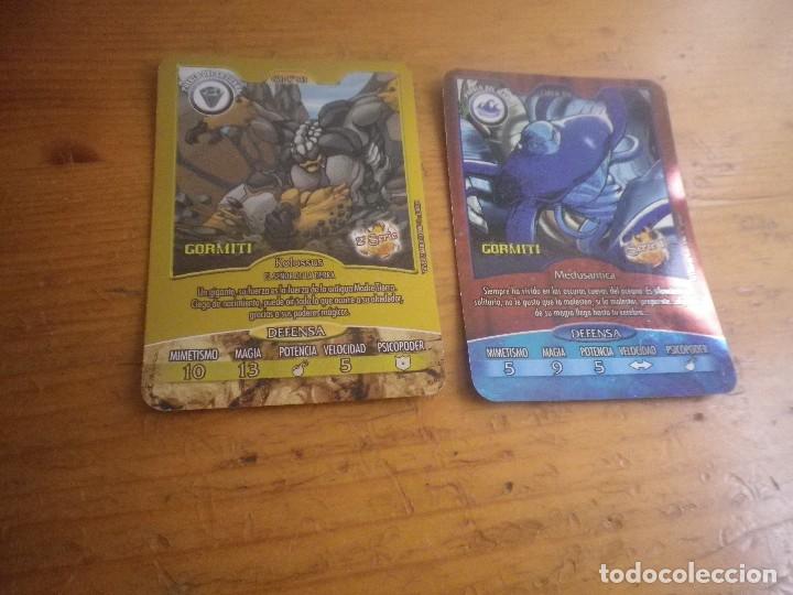 Trading cards: 2 CARTAS GORMITI - Foto 1