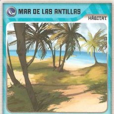 Trading Cards: INVIZIMALS, DE PANINI. MAR DE LAS ANTILLAS - HÁBITAT. TRADING CARD Nº 455.