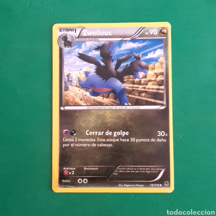 c-pk.01) carta pokemon - zweilous - Buy Antique trading cards on todocoleccion c-pk.01) carta pokemon - zweilous - Buy Antique trading cards on todocoleccion