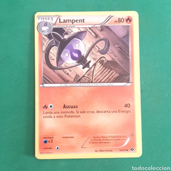 c-pk.01) carta pokemon - lampent - Buy Antique trading cards on todocoleccion c-pk.01) carta pokemon - lampent - Buy Antique trading cards on todocoleccion