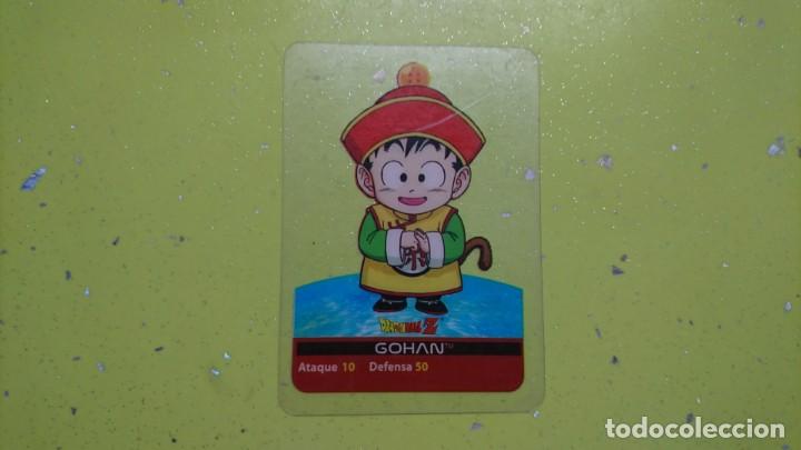 Cartas Colecion&aacute;veis: CARTA DRAGON BALL GOHAN 1989 LAMINCARDS