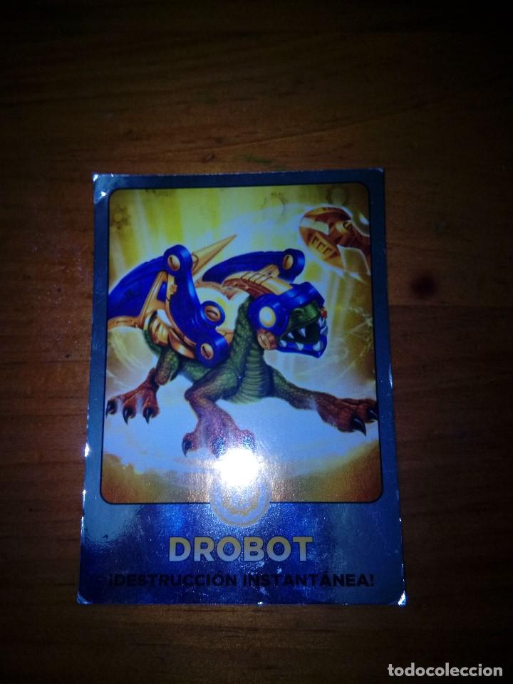 Trading cards: SKYLANDERS GIANTS. DROBOT. N&ordm; 138 C6CR - Foto 2
