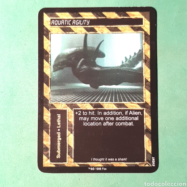 Trading Cards: (C-IVZ.01) CARTA - ALIENS PREDATOR - 1998 - AQUATIC AGILITY
