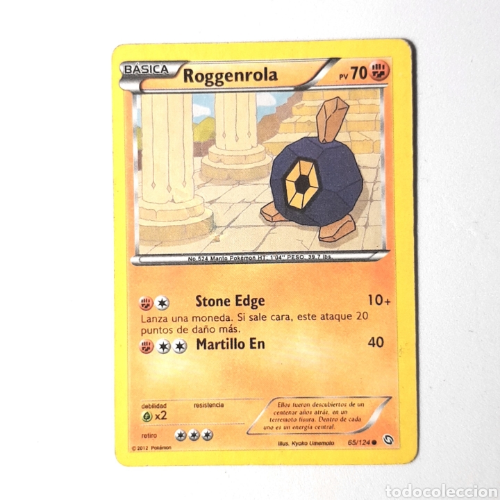 c-a03) carta pokemon - roggenrola - Buy Antique trading cards on  todocoleccion