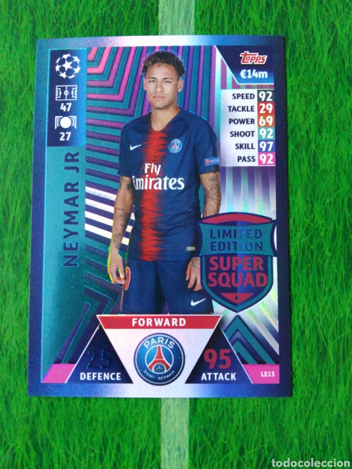 neymar limited 18/19 match attax champions leag - Buy Antique trading cards  on todocoleccion