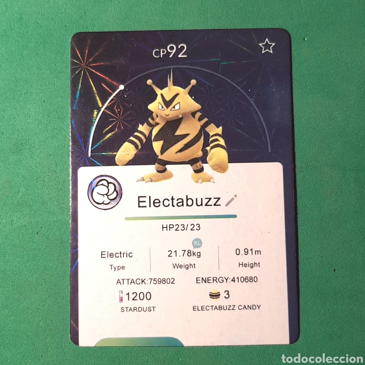 C 11 Cromo Pokemon Go Electabuzz Cp92 Buy Old Trading Cards At Todocoleccion 143012465