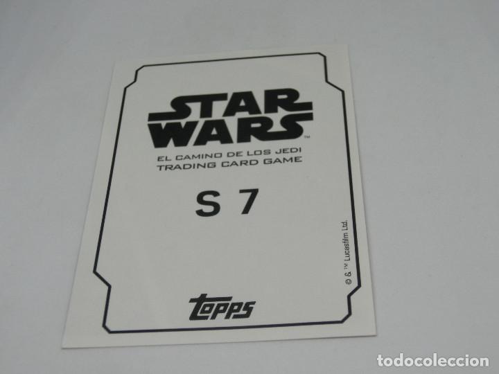 Trading cards: Cromo S7 Star Wars Carrefour 2017 - Foto 2