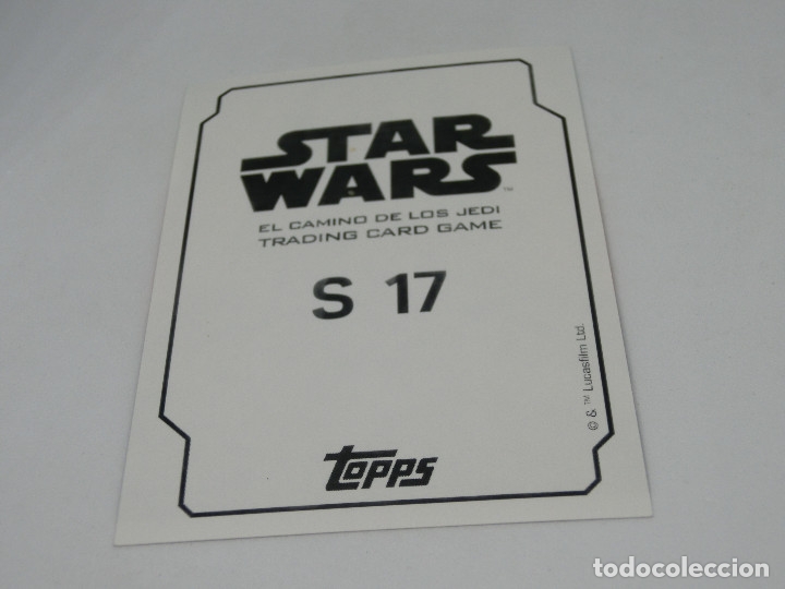 Trading cards: Cromo S17 Star Wars Carrefour 2017 - Foto 2