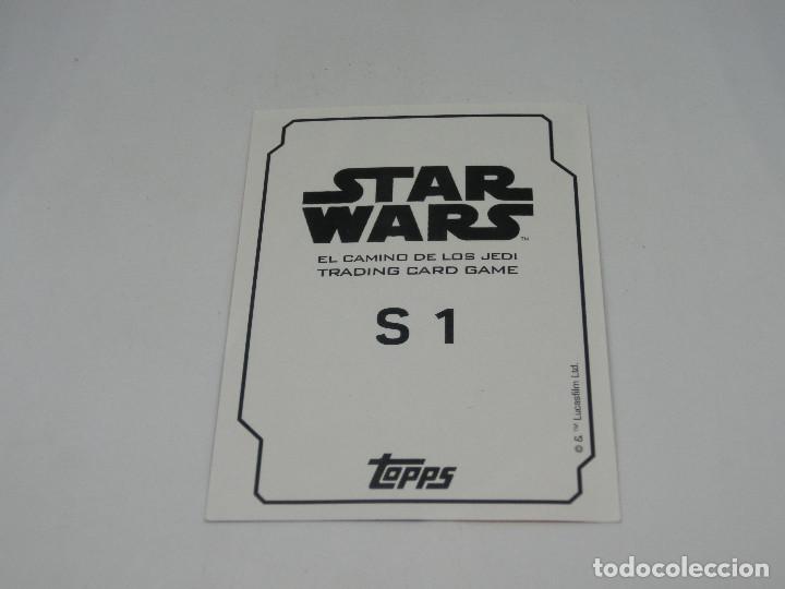 Trading cards: Cromo S1 Star Wars Carrefour 2017 - Foto 2