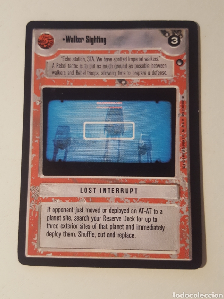 Trading cards: CARTA - STAR WARS CCG - &middot;WALKER SIGHTING - Foto 1