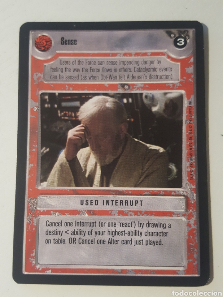 Trading cards: CARTA - STAR WARS CCG - SENSE - Foto 1