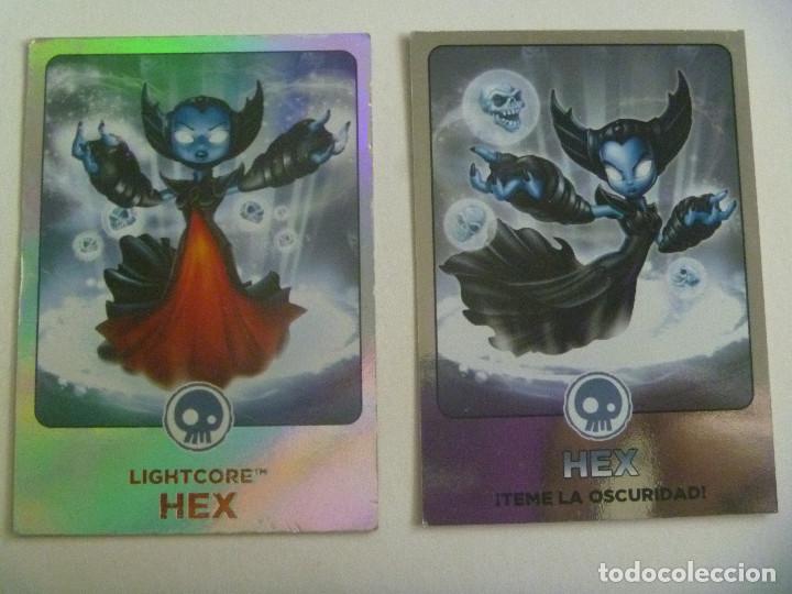 Trading cards: LOTE DE 2 TRADING CARD DE SKYLANDERS GIANTS - Foto 1