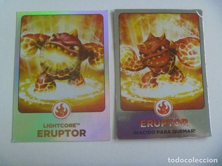 Trading cards: LOTE DE 2 TRADING CARD DE SKYLANDERS GIANTS - Foto 1
