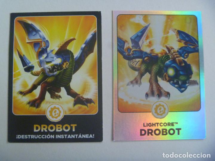 Trading cards: LOTE DE 2 TRADING CARD DE SKYLANDERS GIANTS - Foto 1