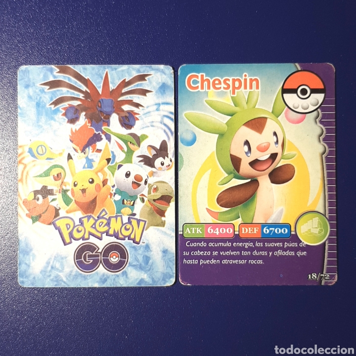 c-16) carta pokemon go - n18 chespin - Buy Antique trading cards on todocoleccion c-16) carta pokemon go - n18 chespin - Buy Antique trading cards on todocoleccion