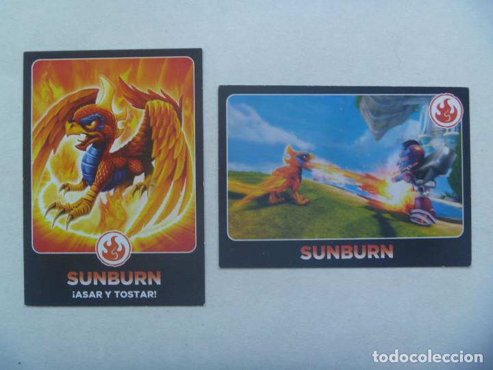 Trading cards: LOTE DE 2 TRADING CARD DE SKYLANDERS GIANTS - Foto 1