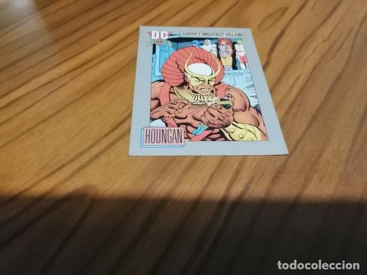 Sammelkarten: HOUNGAN. EARTH&acute;S MIGHTIEST VILLAINS. TRADIING CARD PROMO. EN INGL&Eacute;S. BUEN ESTADO. RARO