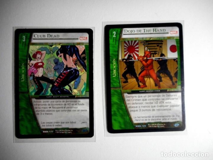 Trading cards: 2 CARTAS MARVEL VS SYSTEM 2005 (MARVEL KNIGHTS) UBICACI&Oacute;N - Foto 1