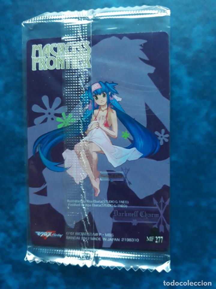 Trading cards: MACROSS FRONTIER MORINAGA WAFER CARD  MF 277 - Foto 2