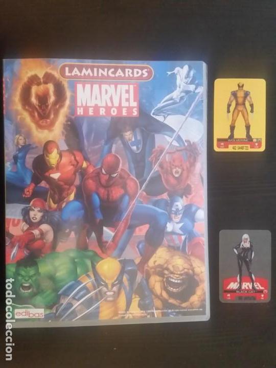 MARVEL HEROE'S LAMINCARDS EDIBAS VARIOUS CARDS