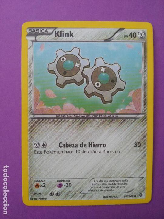 Trading cards: CARTA POKEMON KLINK - Foto 1