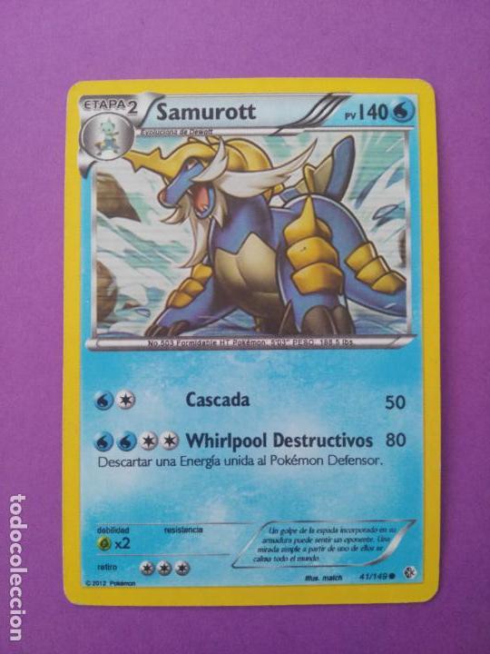 Trading cards: CARTA POKEMON SAMUROTT - Foto 1