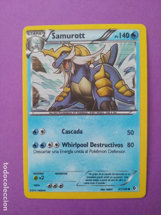 Trading cards: CARTA POKEMON SAMUROTT - Foto 1