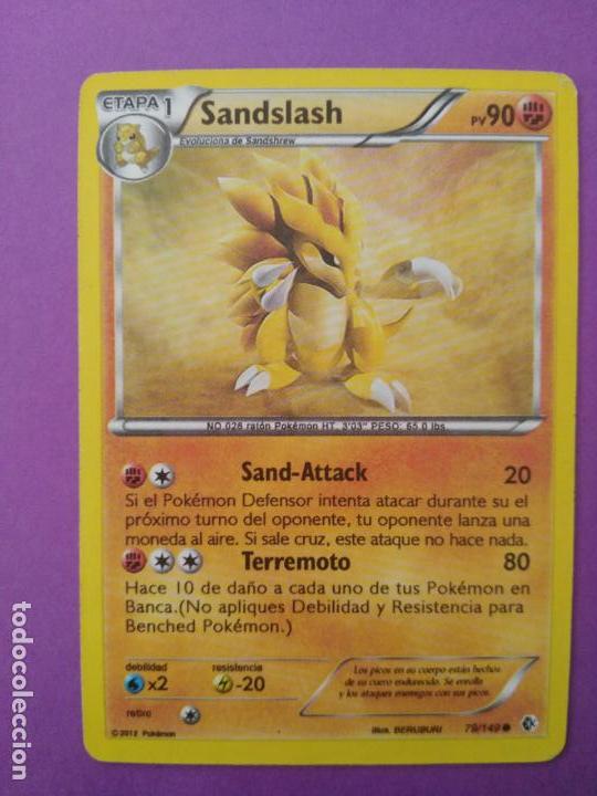Trading cards: CARTA POKEMON SANDSLASH - Foto 1