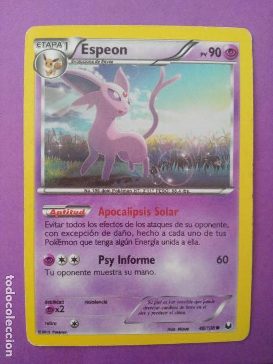 Trading cards: CARTA POKEMON ESPEON - Foto 1