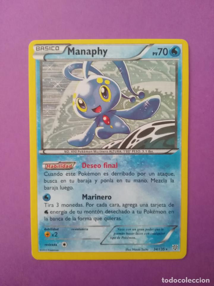 Trading cards: CARTA POKEMON MANAPHY - Foto 1