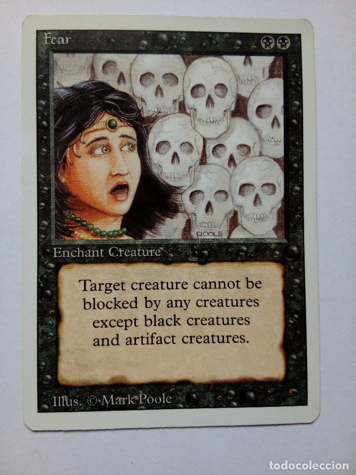 Magic Card The Gathering Fear En Ingles Anos 90 Comprar Trading Cards Antiguas En Todocoleccion 162828502