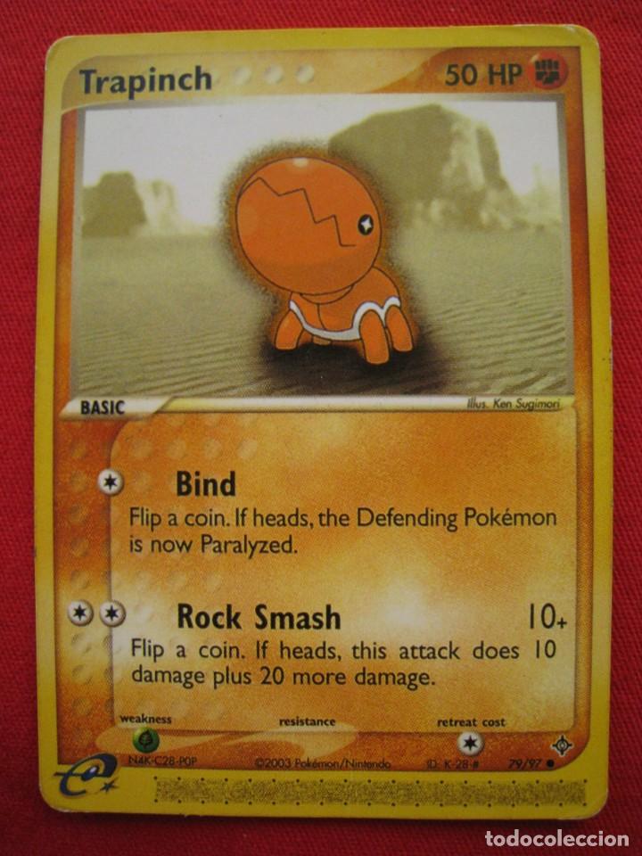 Trading cards: FICHA POKEMON  - TRAPINCH - EN INGLES. - Foto 1