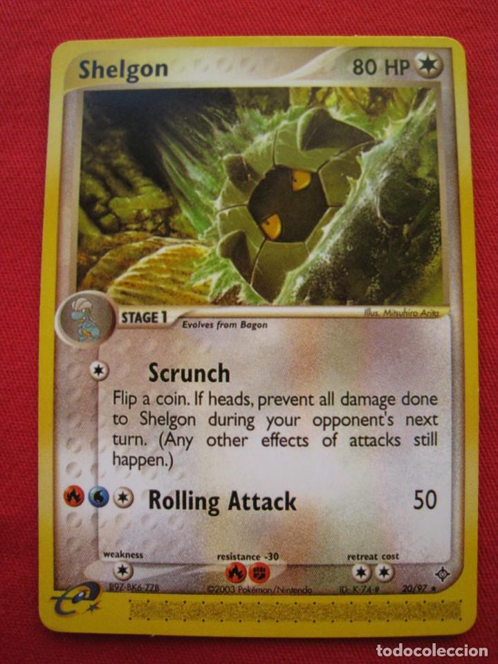 Trading cards: FICHA POKEMON - SHELGON - EN INGLES. - Foto 1