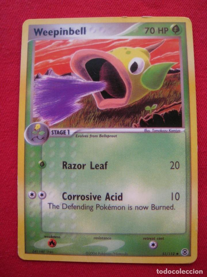 Trading cards: FICHA POKEMON - WEEPINBELL - EN INGLES. - Foto 1