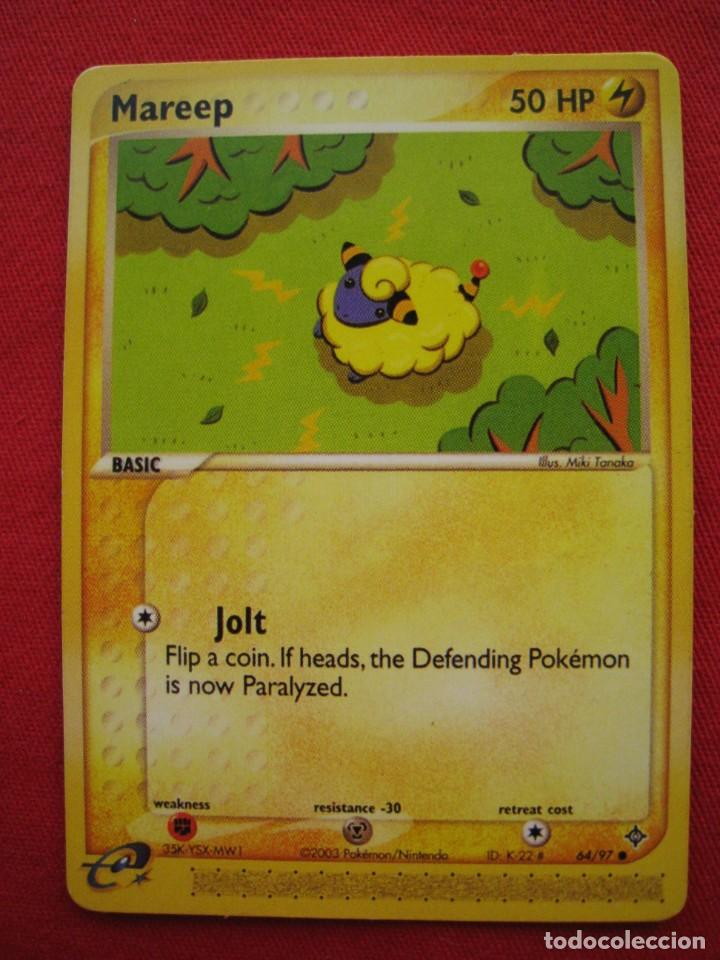 Trading cards: FICHA POKEMON - MAREEP - EN INGLES. - Foto 1