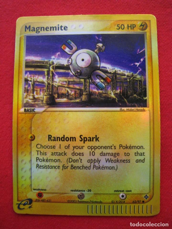 Trading cards: FICHA POKEMON - MAGNEMITE - EN INGLES. - Foto 1