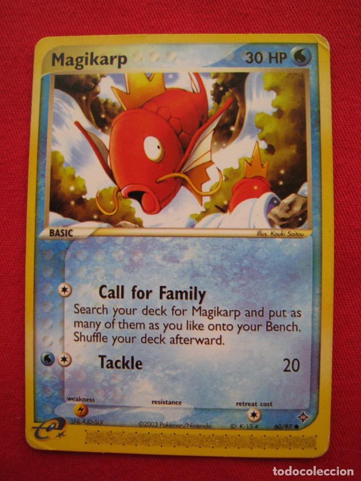 Trading cards: FICHA POKEMON - MAGIKARP - EN INGLES. - Foto 1