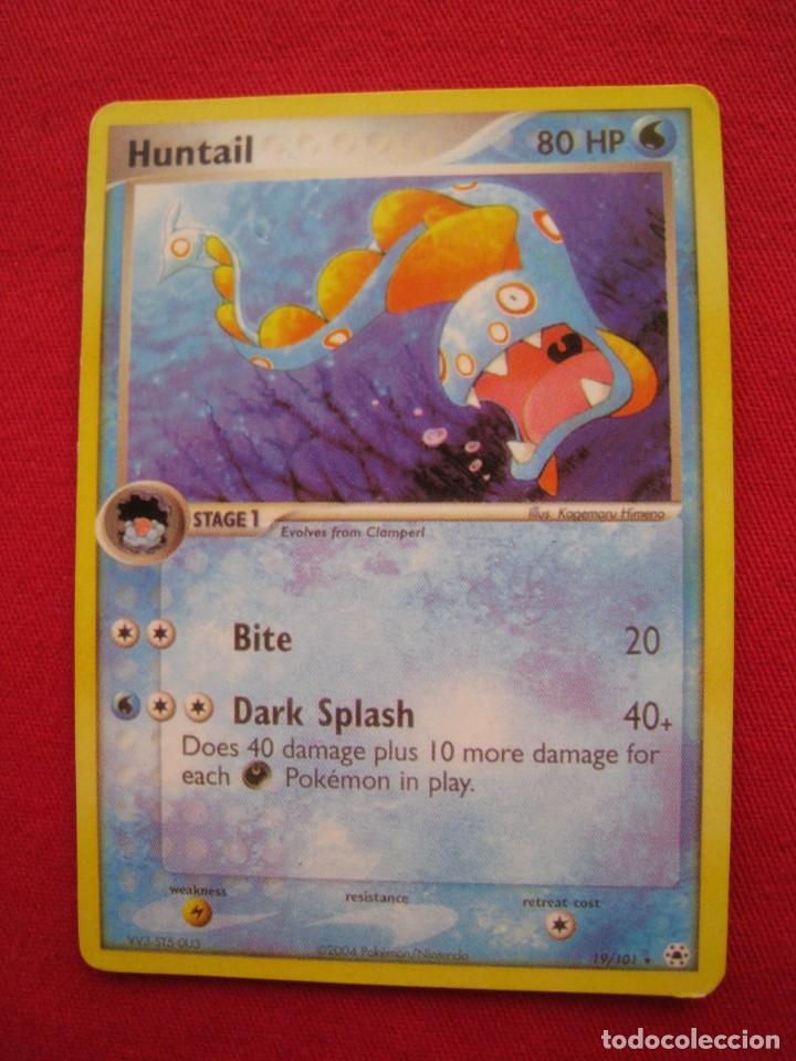 Trading cards: FICHA POKEMON  - HUNTAIL - EN INGLES. - Foto 1