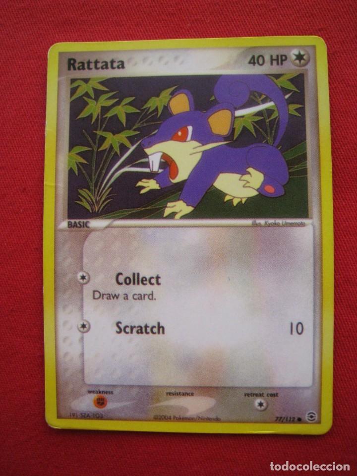 Trading cards: FICHA POKEMON - RATTATA - EN INGLES. - Foto 1