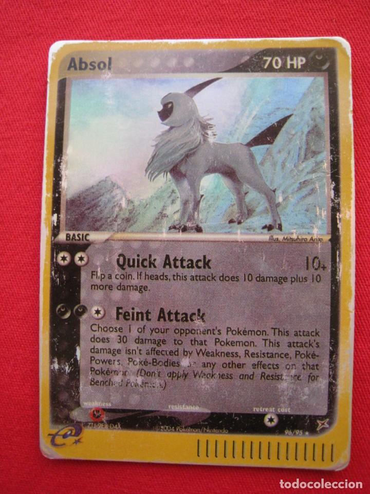 Trading cards: FICHA POKEMON - ABSOL - EN INGLES. - Foto 1